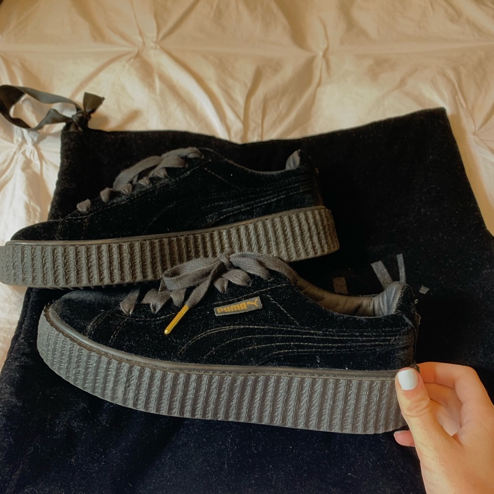 Fenty x Puma velvet creepers